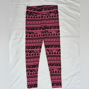 VS Pink Leggings Print Design y2k